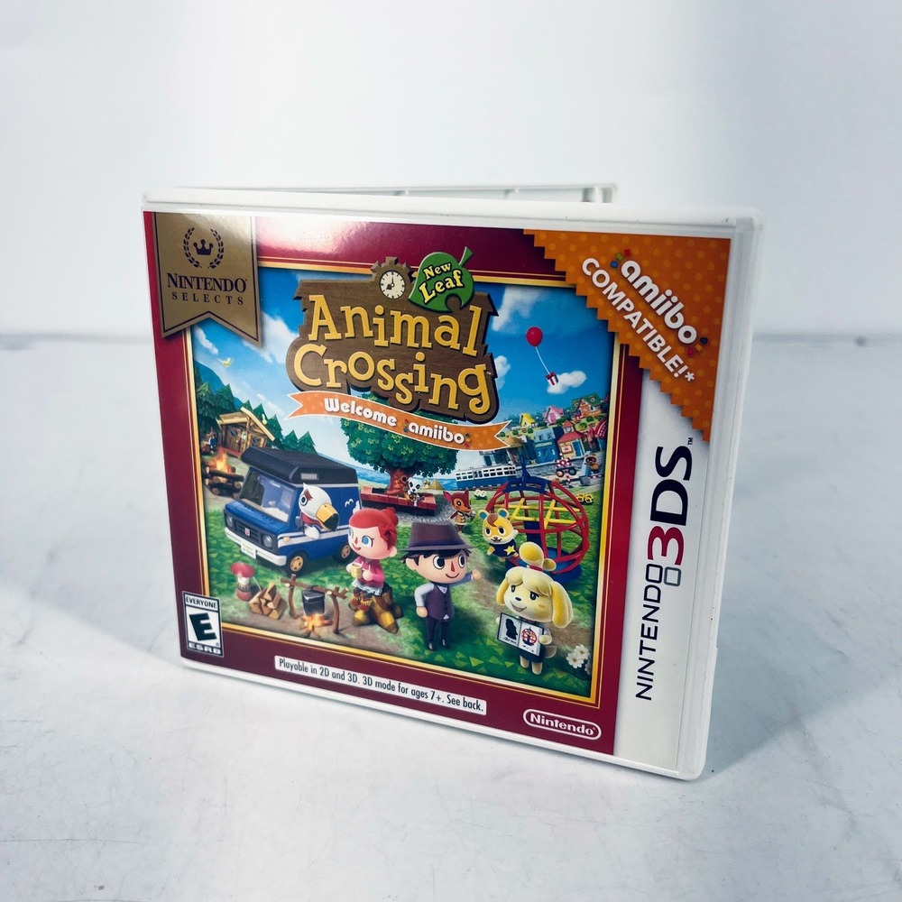 Animal Crossing New Leaf Welcome amiibo Nintendo 3DS Selects CIB with Card